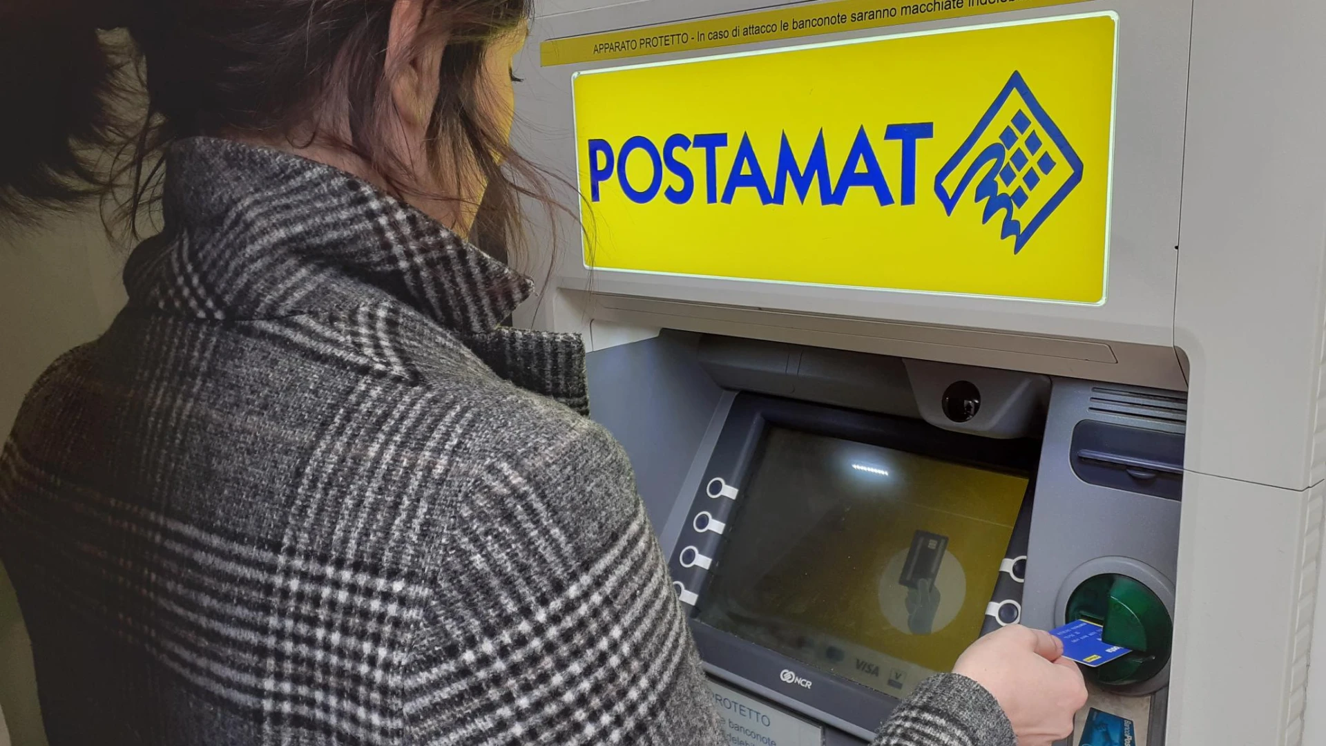 POSTE ITALIANE: IN TUTTI GLI ATM POSTAMAT MOLISANI  PRELIEVO DI CONTANTI SENZA CARTA